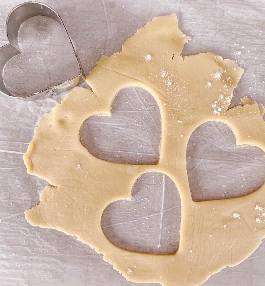 cut out cookie dough