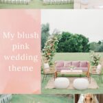 blush and pink wedding decor and florals