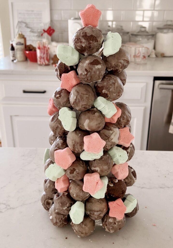 donut hole Christmas tree.