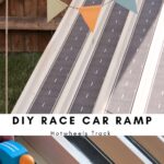 race car ramp made from plywood.