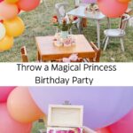 princess birthday party decor and favor.